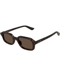 McQueen - Am0558S 002 Sunglasses Acetate Squared - Lyst