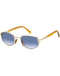David Beckham - Db 1129/S F6W/08 Sunglasses Metal Geometric Shaded - Lyst