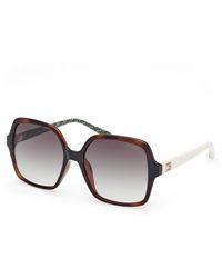Guess - Gu7921-H 52P Sunglasses Injected Squared Normal Shaded - Lyst