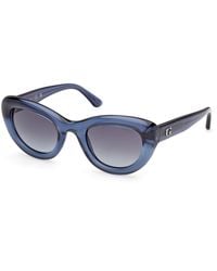 Guess - Gu00352 90W Sunglasses Injected Cat Eye Normal - Lyst