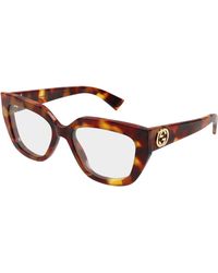 Gucci - Gg1847O 002 Optical Frames Acetate Transparent Cat Eye - Lyst