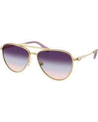 Swarovski - Sk7031 4036U7 Sunglasses Metal Pilot Normal Shaded - Lyst