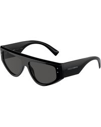 Dolce & Gabbana - Dg4461 501/87 Sunglasses Acetate Squared Normal - Lyst