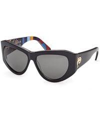 PUCCI - Ep0241 05A Sunglasses Acetate Smoke Cat Eye Normal - Lyst