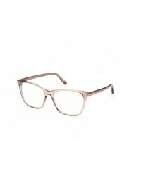 Tom Ford - Ft5762-B 045 Optical Frames Acetate Squared Normal - Lyst