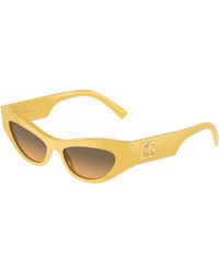 Dolce & Gabbana - Dg4450 333411 Sunglasses Acetate Cat Eye Normal Shaded - Lyst