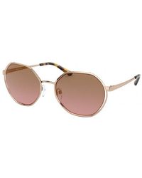 Michael Kors - Mk1072 Porto 110814 Sunglasses Metal Geometric Normal Shaded - Lyst