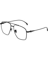 Moncler - Me1017T 1001 Optical Frames Titanium Transparent Pilot Normal - Lyst