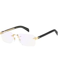 David Beckham - Db 7116 Rhl/2Y Optical Frames Metal Squared - Lyst