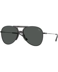 DIESEL - Dl1022T 104887 Sunglasses Titanium Pilot Normal - Lyst