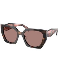 Prada - Pr 15Ws 23A60B Sunglasses Acetate Squared Normal - Lyst