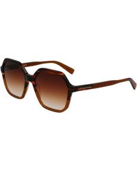 Longchamp - Lo760S 212 Sunglasses Acetate Squared Normal - Lyst