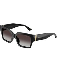 Jimmy Choo - Jc5058Ju 50008G Sunglasses Acetate Squared Normal Nuanced - Lyst