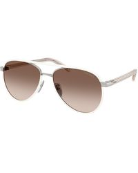 Prada - Pr B57S 23E10S Sunglasses Steel Pilot Normal Shaded - Lyst