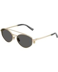 Tiffany & Co. - Tf3125 6216S4 Sunglasses Metal Round Normal - Lyst