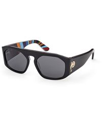 PUCCI - Ep0242 05A Sunglasses Acetate Smoke Squared Normal - Lyst