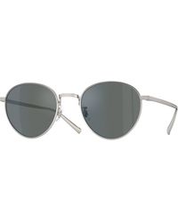 Oliver Peoples - Ov1336St Rhydian 5036W5 Sunglasses Titanium Pantos Normal - Lyst