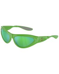 Dolce & Gabbana - Dg6190 3311F2 Sunglasses Injected Cat Eye Mirror - Lyst