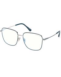 Tom Ford - Ft6136-B 087 Optical Frames Metal Squared Normal - Lyst