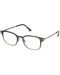 Tom Ford - Ft6187-B 5 Optical Frames Metal Squared Normal - Lyst
