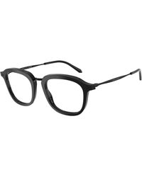 Giorgio Armani - Ar5173 5875 Optical Frames Metal Transparent Squared Normal - Lyst