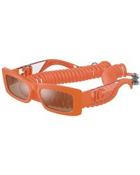 Dolce & Gabbana - Dg6173 33386Q Sunglasses Plastic Squared Normal - Lyst