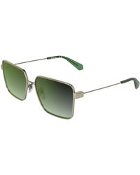 Calvin Klein - Ckj26201S 718 Sunglasses Metal Squared Normal - Lyst