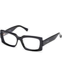 Max Mara - Mm5189 098 Optical Frames Acetate Squared Normal - Lyst