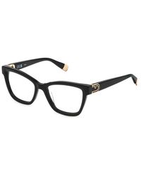 Furla - Vfu865 700 Optical Frames Acetate Squared - Lyst