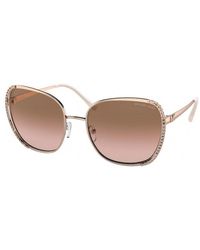 Michael Kors - Mk1090 Amsterdam 110811 Sunglasses Metal Squared Shaded - Lyst