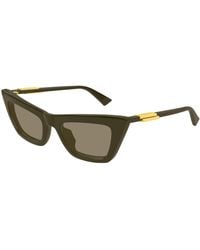 Bottega Veneta - Bv1446S 005 Sunglasses Acetate Cat Eye - Lyst