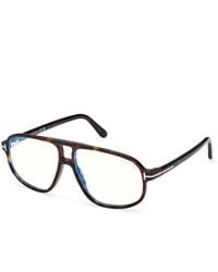 Tom Ford - Ft6082-B 052 Optical Frames Acetate Squared Normal - Lyst