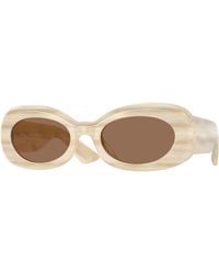 Oliver Peoples - Ov5606Su 1992C 104973 Sunglasses Acetate Round Normal - Lyst