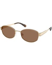 Michael Kors - Mk1161 Monte Carlo 101473 Sunglasses Metal Round Normal - Lyst