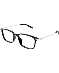 Montblanc - Mb0315Oa 005 Optical Frames Acetate Transparent Squared - Lyst