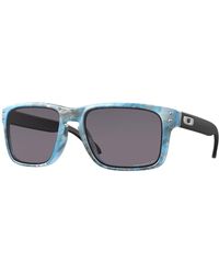 Oakley - Oo9102 Holbrook 9102V8 Sunglasses Plastic Squared Polarized Prizm - Lyst