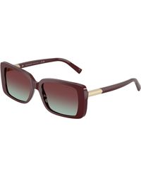 Tiffany & Co. - Tf4249 8389V5 Sunglasses Acetate Squared Normal Nuanced - Lyst