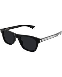 Saint Laurent - Sl 879 001 Sunglasses Acetate Squared - Lyst