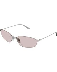 Balenciaga - Bb0412S 006 Occhiali Da Sole Metallo Rosa Geometrica - Lyst