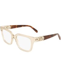 Ferragamo - Sf3056 259 Optical Frames Acetate Squared Normal - Lyst