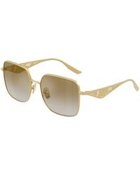 Dolce & Gabbana - Dg2310 12246E Sunglasses Metal Squared Normal - Lyst