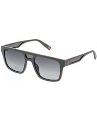 Fila - Sfia13 L64P Sunglasses Injected Smoke Squared Shaded - Lyst
