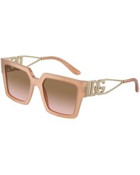 Dolce & Gabbana - Dg4446B 343611 Sunglasses Acetate Squared Normal Shaded - Lyst
