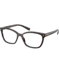 Prada - Pr 15Zv 17N1O1 Optical Frames Acetate Squared Normal - Lyst