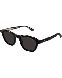 Montblanc - Mb0384S 001 Sunglasses Acetate Round - Lyst