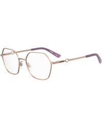 Moschino - Mol650 Ddb Optical Frames Metal Round Normal - Lyst