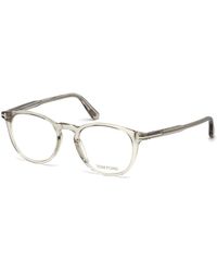 Tom Ford - Ft5401 020 Optical Frames Acetate Round Normal - Lyst