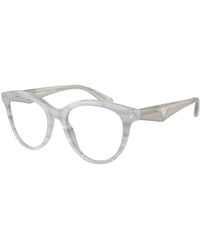 Emporio Armani - Ea3236 6114 Optical Frames Acetate Transparent Cat Eye Normal - Lyst