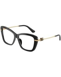 Dolce & Gabbana - Dg3439 501 Optical Frames Acetate Transparent Squared Normal - Lyst