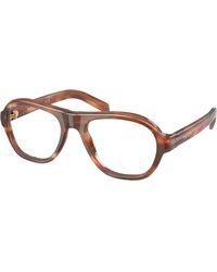 Prada - Pr C12V 24G1O1 Optical Frames Acetate Transparent Pillow Normal - Lyst